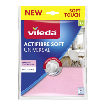 Vileda ścierka actifiibra różowa uniwersalna 1szt