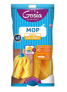 Mop Gosia mikrofibra żółty zapas 3329