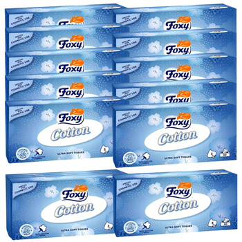 Chusteczki higieniczne Foxy Cotton a'90 x 12op