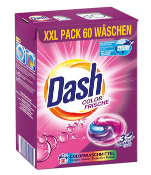 Kapsułki do prania kolru DASH 60szt Color Frische