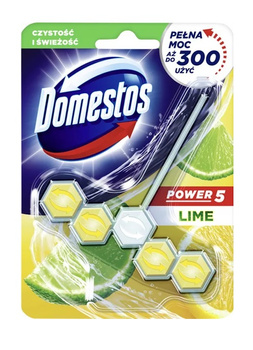 Domestos zawieszka 5 power do wc kulki lime