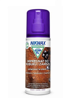 NIKWAX 772 IMPREGNAT DO NUBUKU I ZAMSZU 125ML
