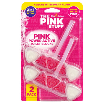 The Pink Stuff Zawieszka do WC 2x40g barwiąca