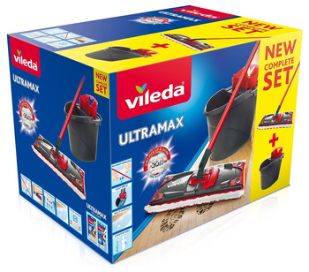 Vileda Ultramax zestaw wiadro + mop karton