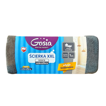 Ścierka mikrofibra XXL do podłogi Gosia szara 5141