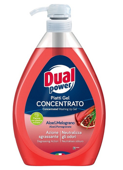 Dual power żel do naczyń Aloes i Granat 1L
