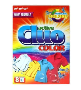 Proszek do prania Cluo active color 600g