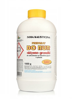 Soda kaustyczna do udrażniania rur 1kg