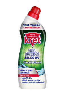 Kret żel do wc Classic Fresh 750g