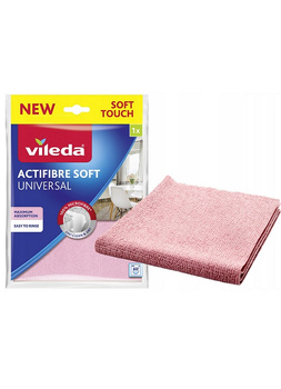 Vileda ścierka actifiibra różowa uniwersalna 1szt