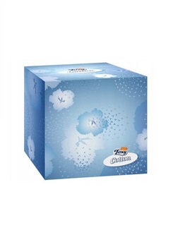 Chusteczki w kartonie FOXY CUBE Cotton a60