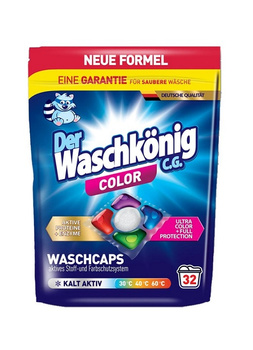 Der Waschkönig Color kapsułki do prania 32szt