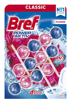 Bref kulki barwiące do wc Color Aktiv Flower 4x50g