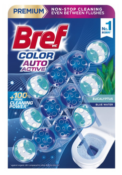 Bref kulki barwiące do wc Color Eukaliptus 3x50g