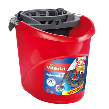 Wiadro Vileda super czerwone z wyciskaczem