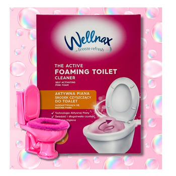 Wellnax aktywna piana do czyszczenia toalety 2X100