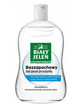 Żel pod prysznic bezzapachowy Hipo Biały Jeleń