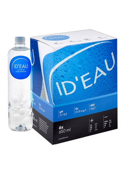 WODA MINERALNA ID'EAU 650ML - 6SZT