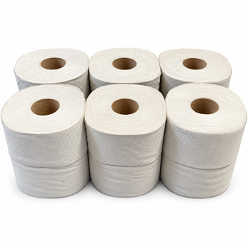 Papier toaletowy Jumbo szary makulatura 105m - 12